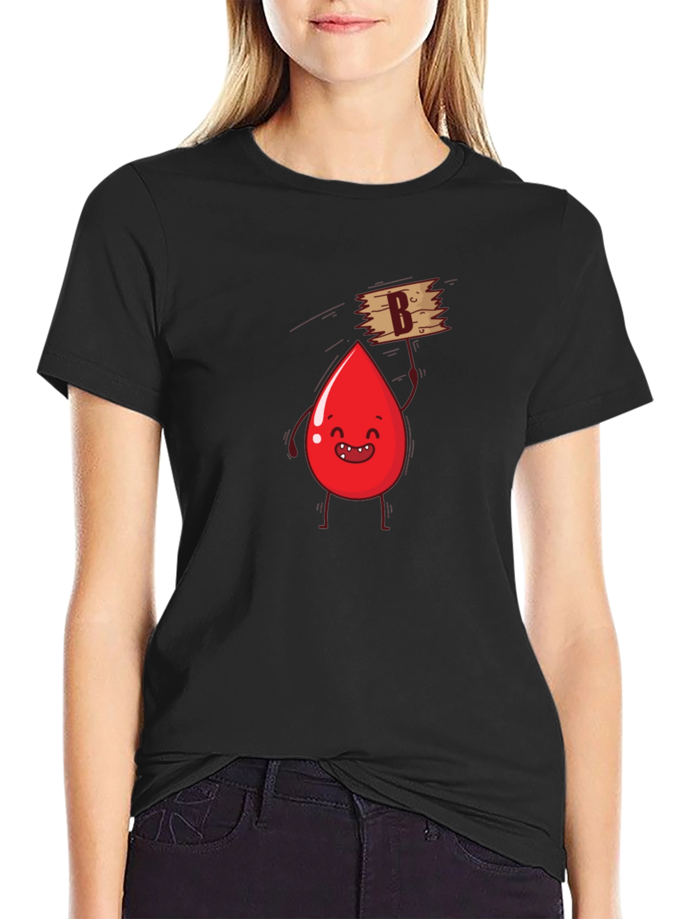 B Positive Funny Blood Type T-Shirt