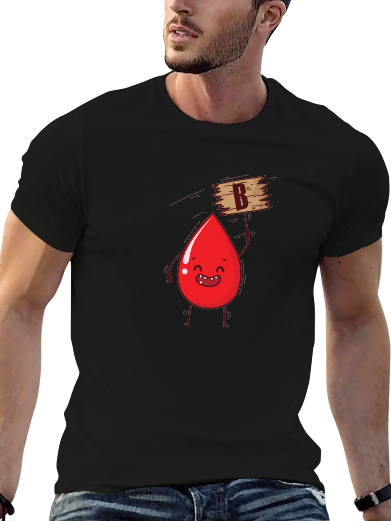 B Positive Funny Blood Type T-Shirt