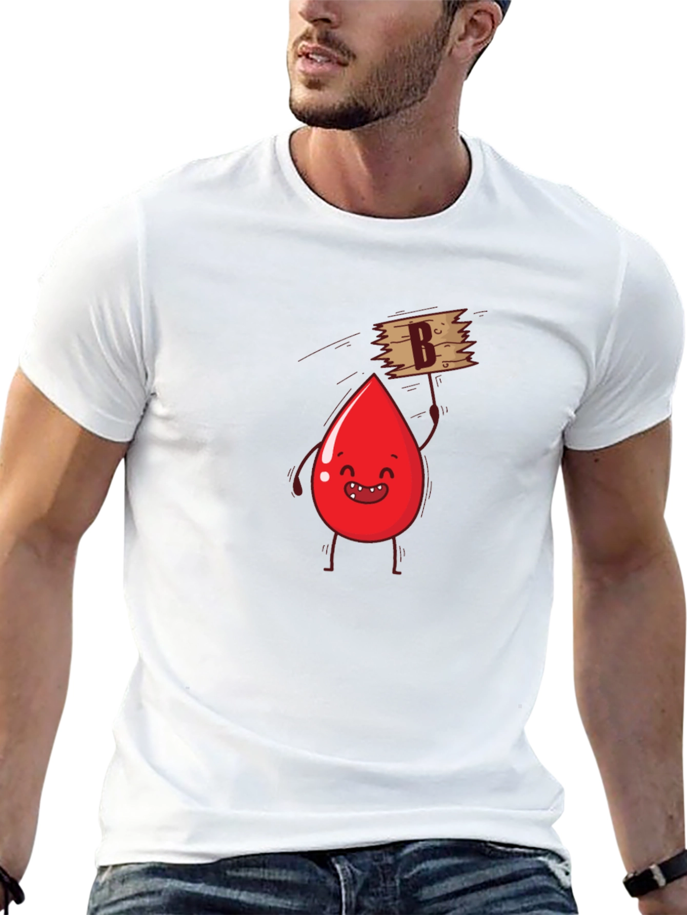 B Positive Funny Blood Type T-Shirt