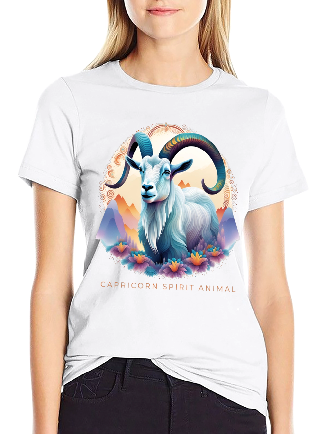Capricorn Spirit Animal Graphic Tee