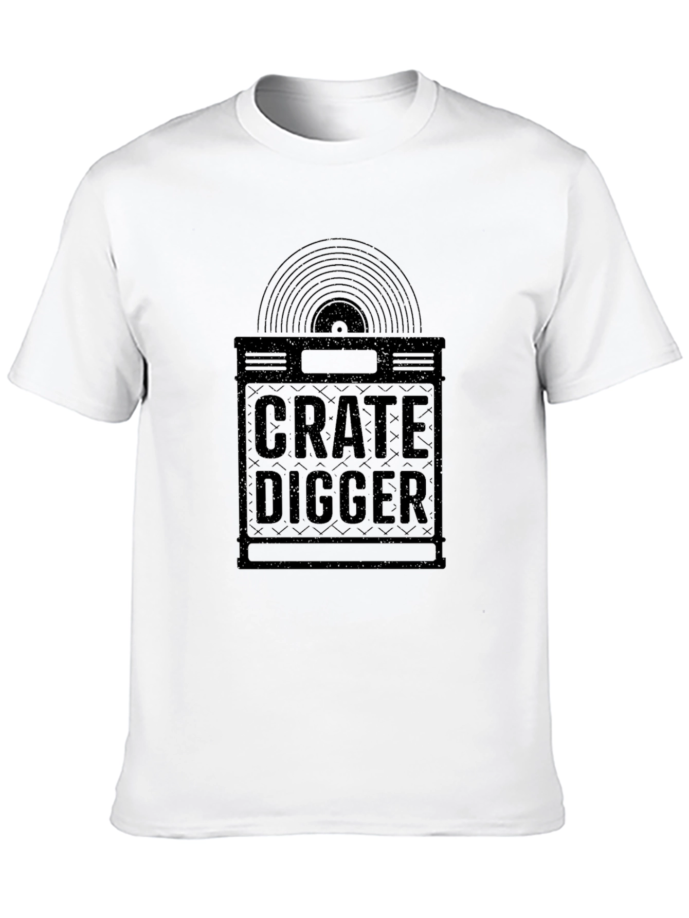 Crate Digger T-Shirt - Vinyl Record Collector