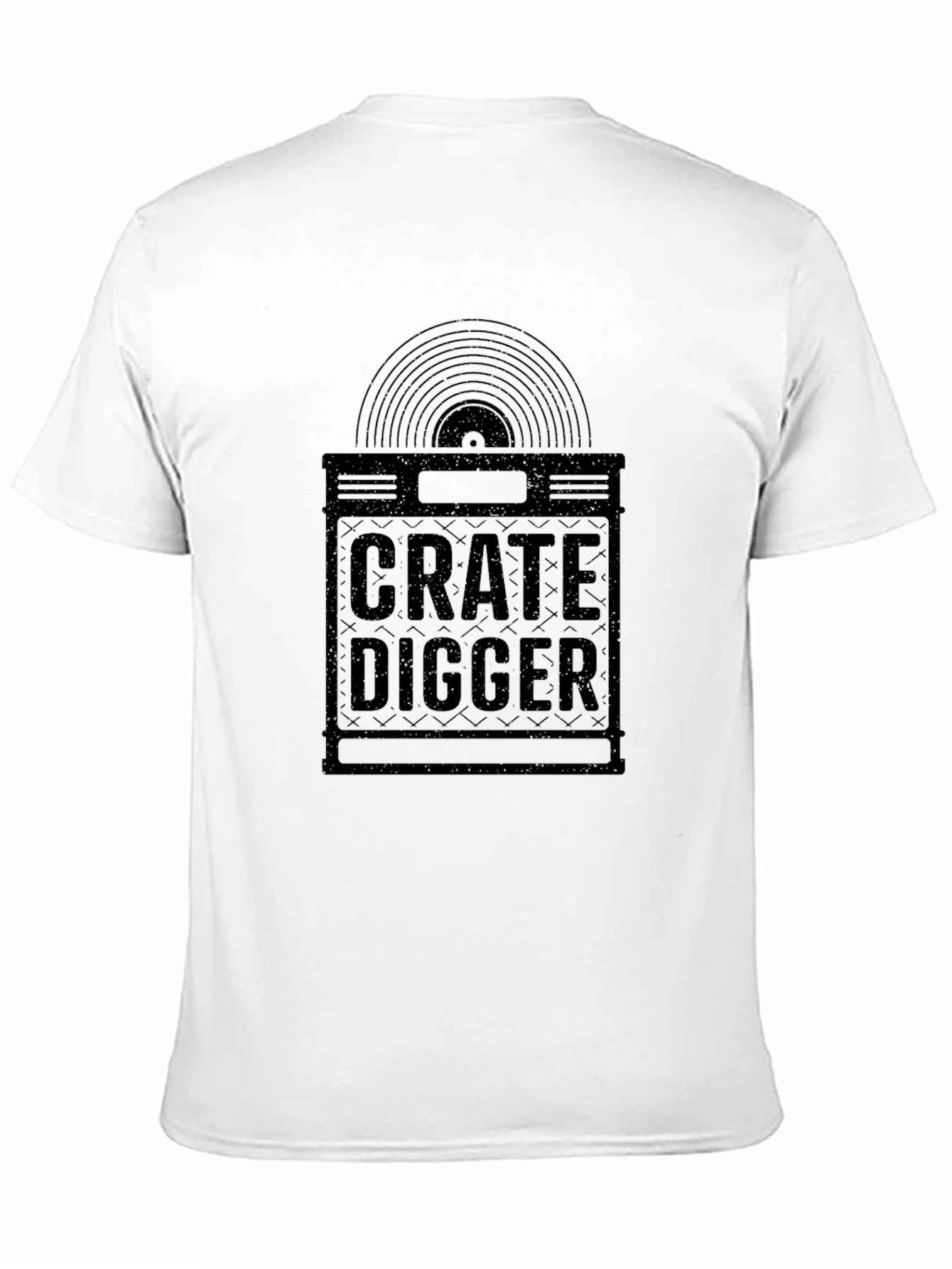 Crate Digger T-Shirt - Vinyl Record Collector