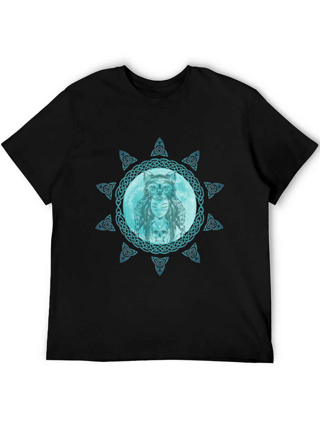 Celtic Wolf Moon T-Shirt