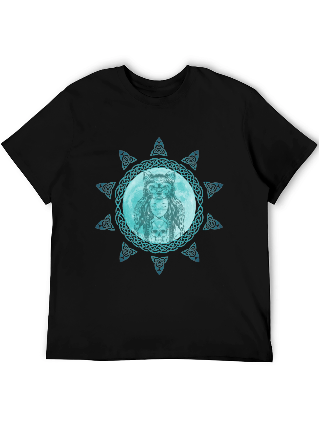 Celtic Wolf Moon T-Shirt