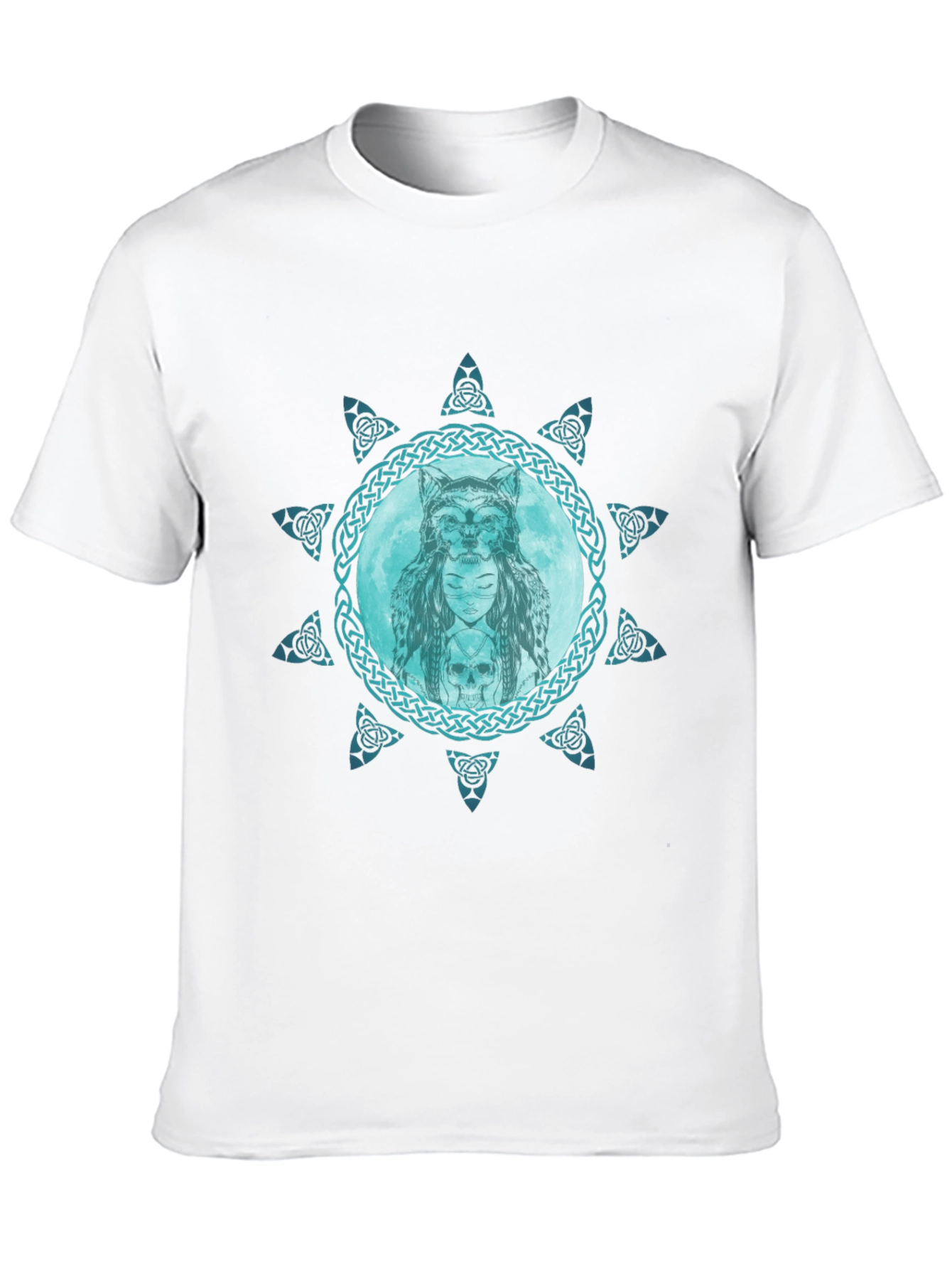 Celtic Wolf Moon T-Shirt
