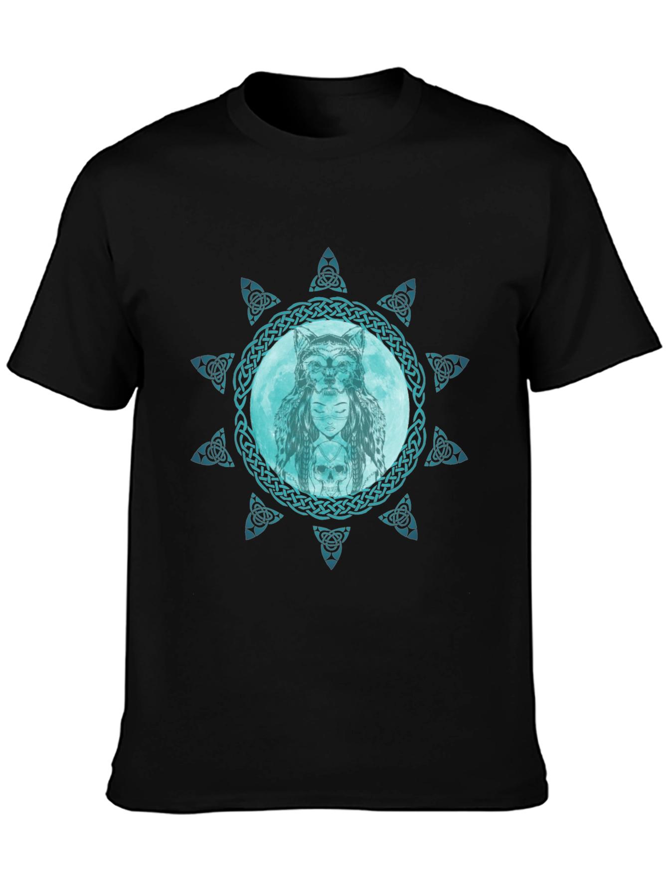 Celtic Wolf Moon T-Shirt