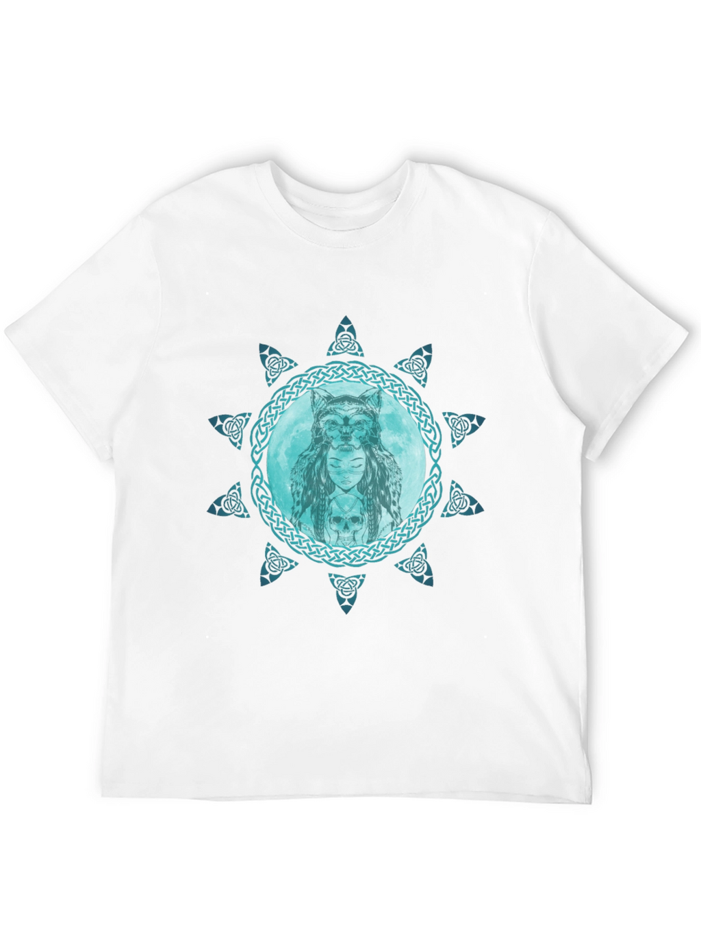 Celtic Wolf Moon T-Shirt