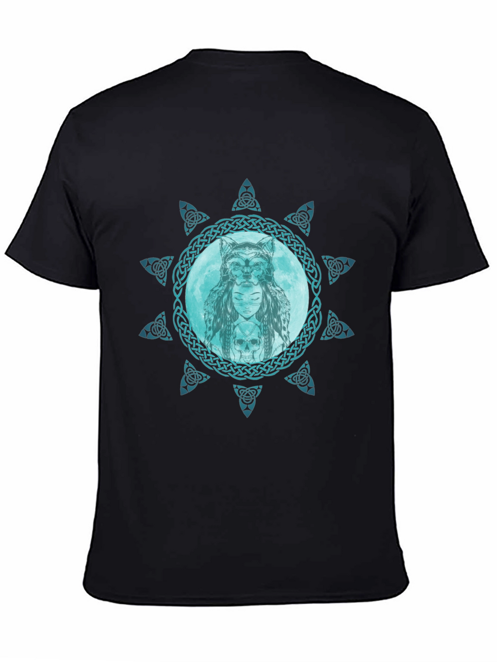 Celtic Wolf Moon T-Shirt