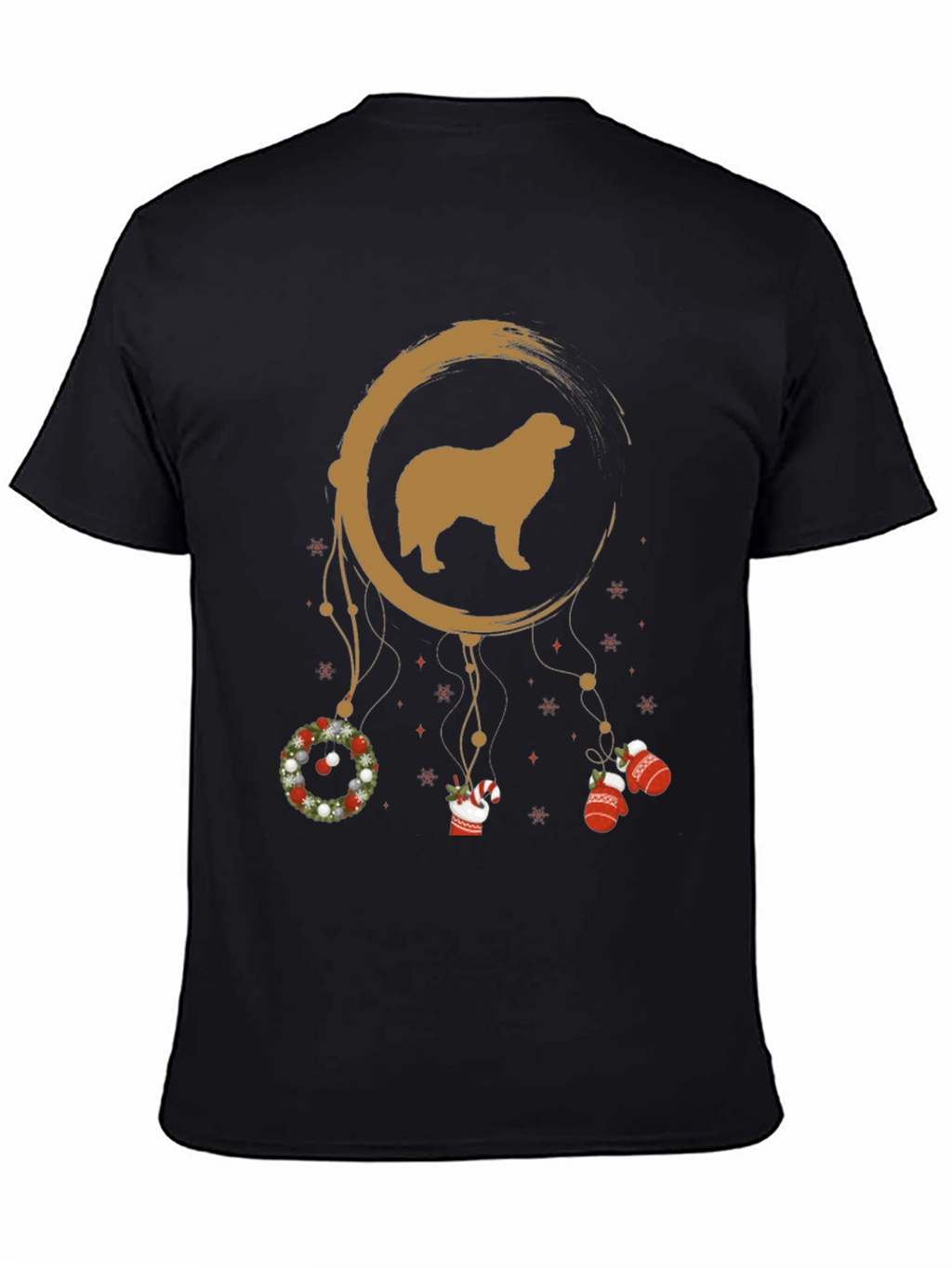Dog Dreamcatcher Christmas Graphic Tee