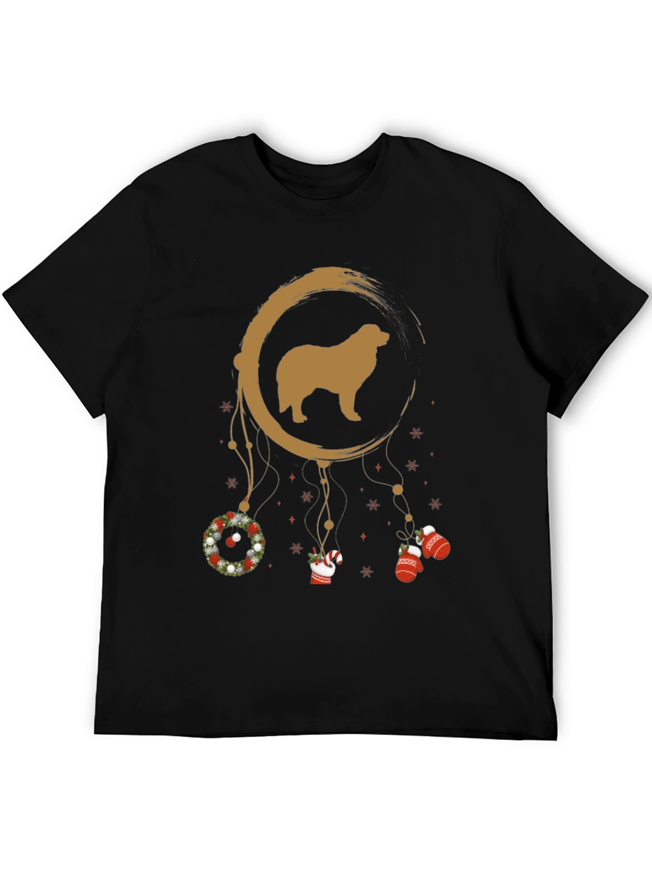 Dog Dreamcatcher Christmas Graphic Tee