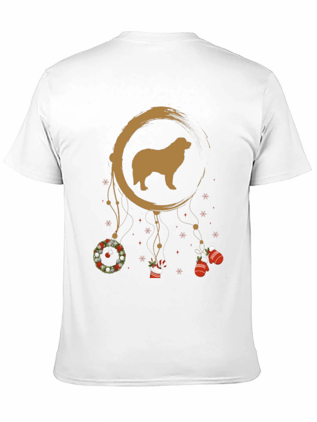 Dog Dreamcatcher Christmas Graphic Tee
