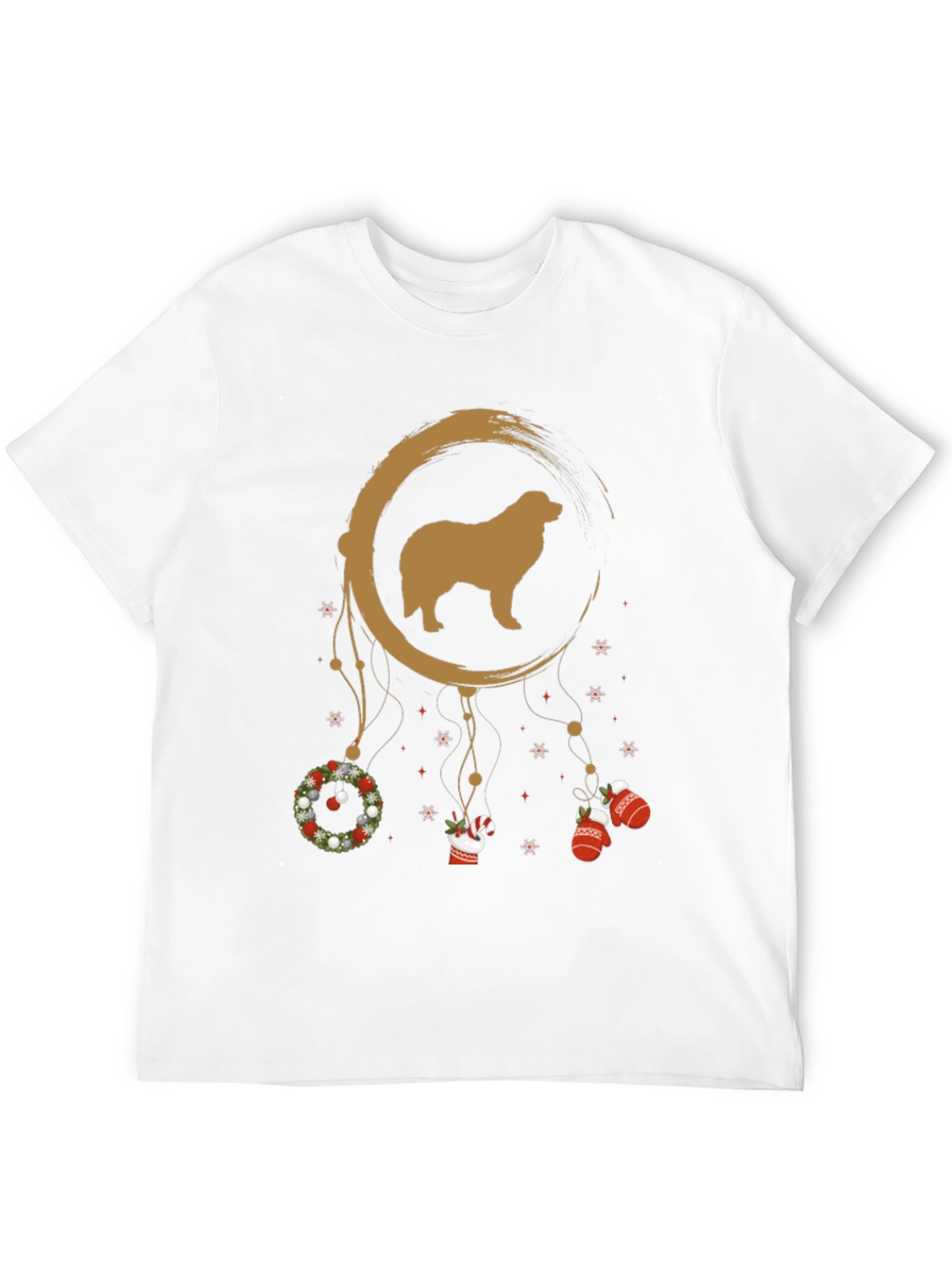 Dog Dreamcatcher Christmas Graphic Tee