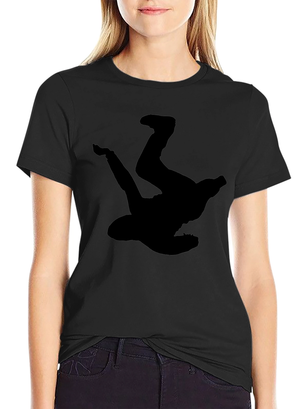 Breakdance Silhouette Black T-Shirt