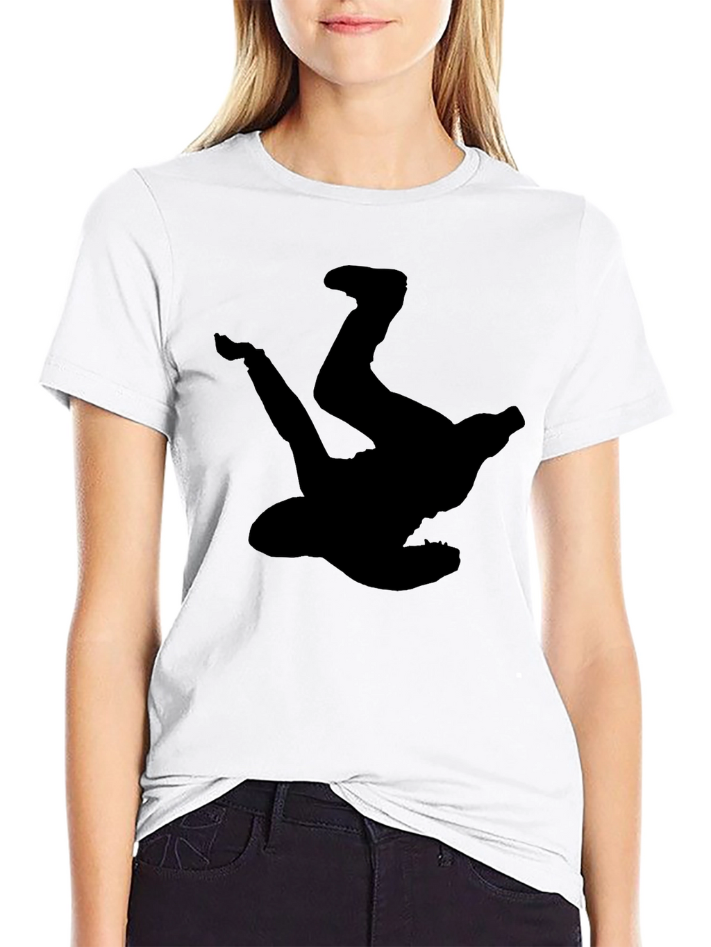 Breakdance Silhouette Black T-Shirt