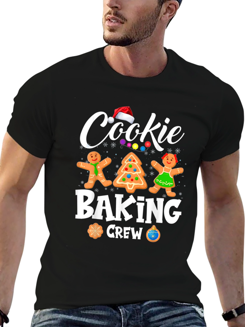 Cookie Baking Crew Christmas Holiday T-Shirt