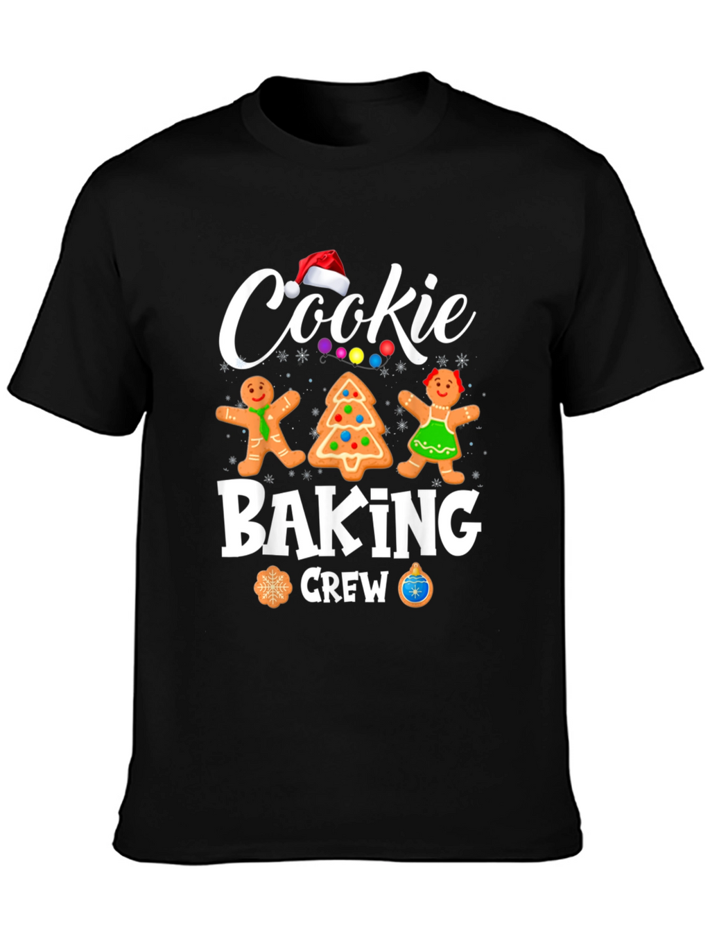 Cookie Baking Crew Christmas Holiday T-Shirt