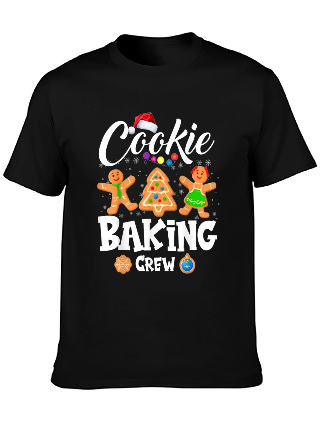 Cookie Baking Crew Christmas Holiday T-Shirt
