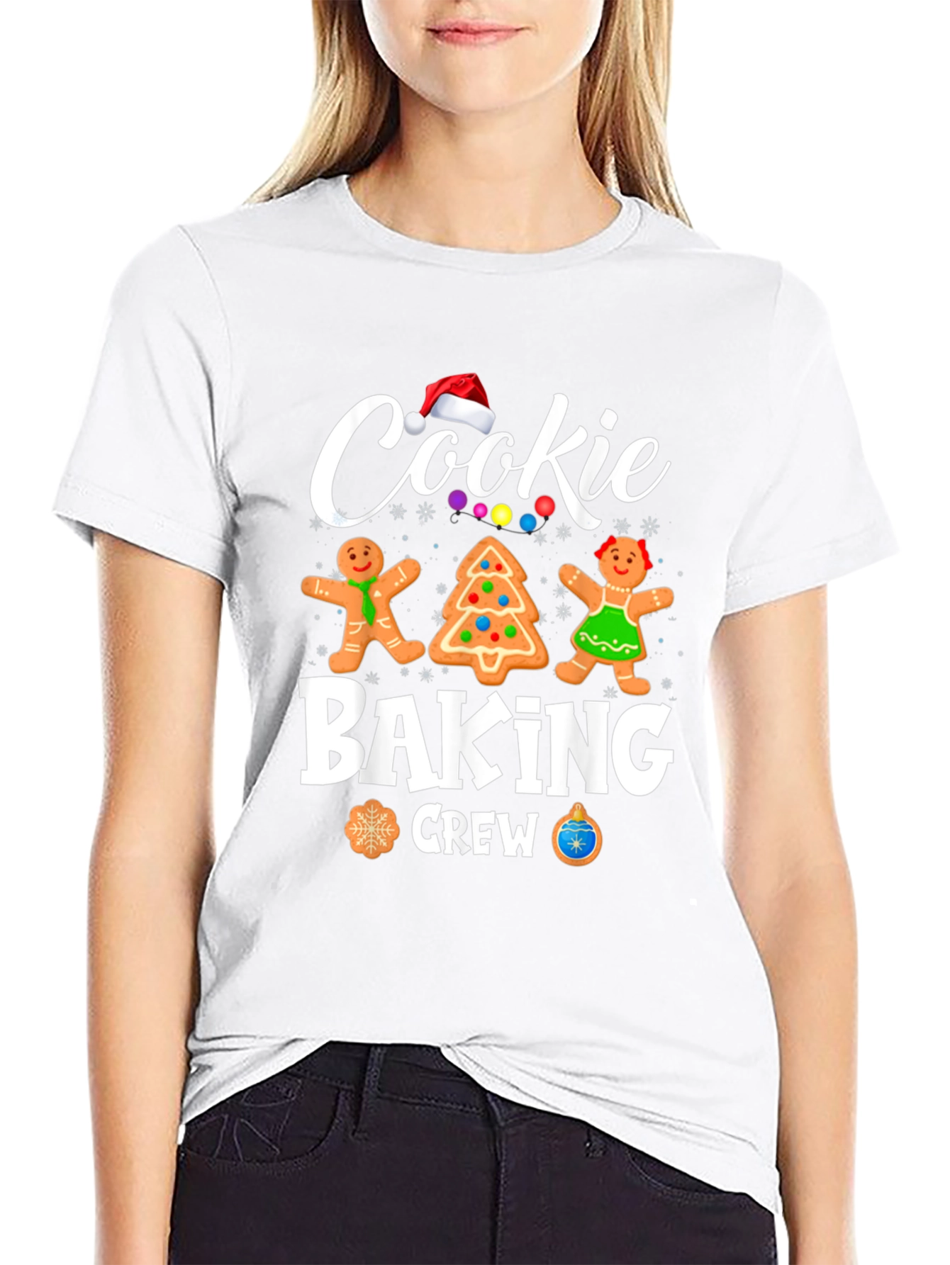 Cookie Baking Crew Christmas Holiday T-Shirt