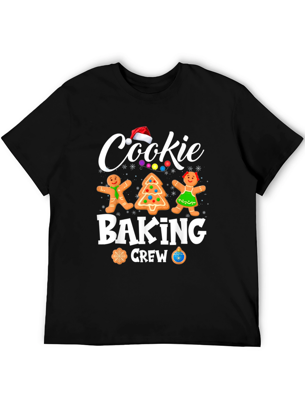 Cookie Baking Crew Christmas Holiday T-Shirt