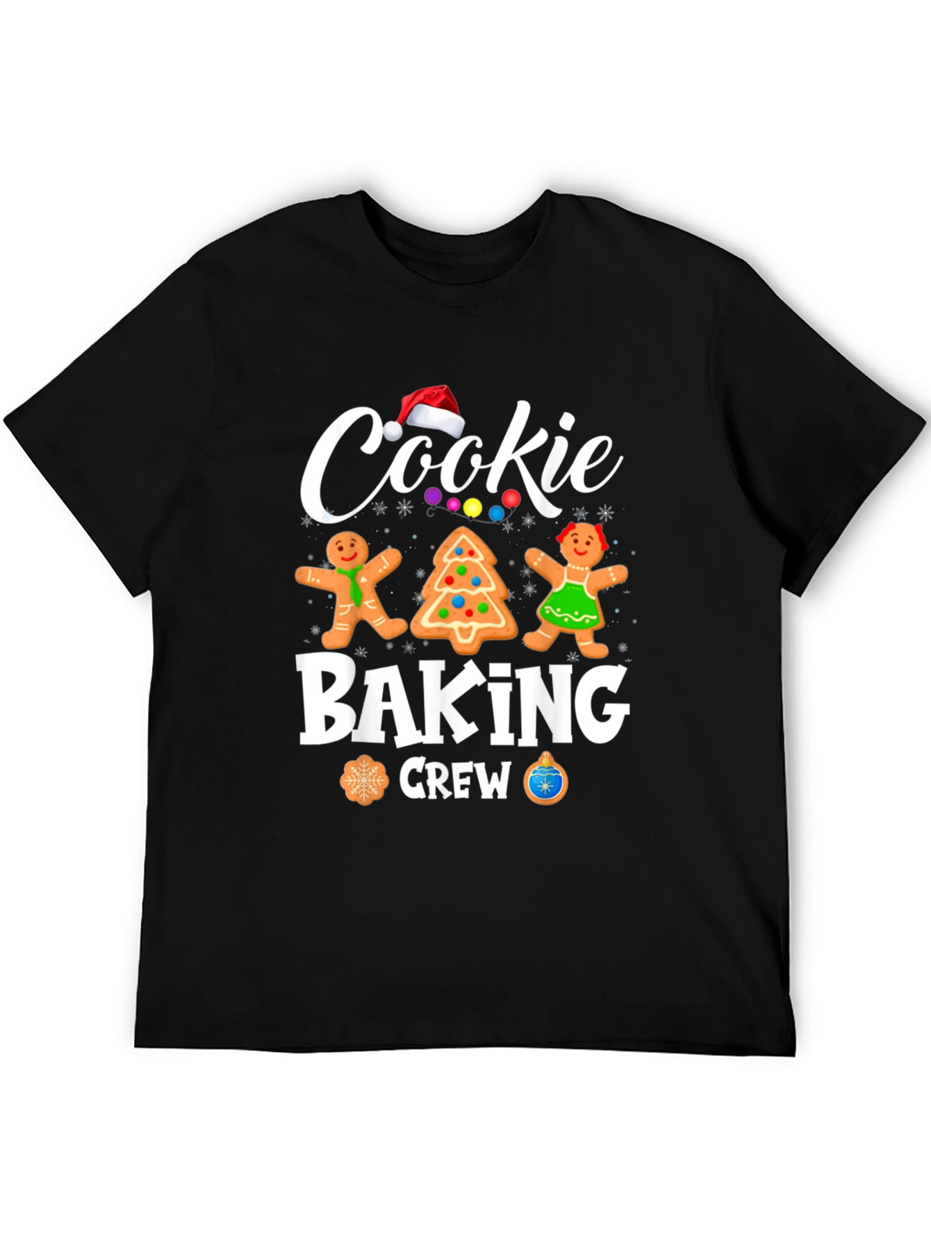 Cookie Baking Crew Christmas Holiday T-Shirt