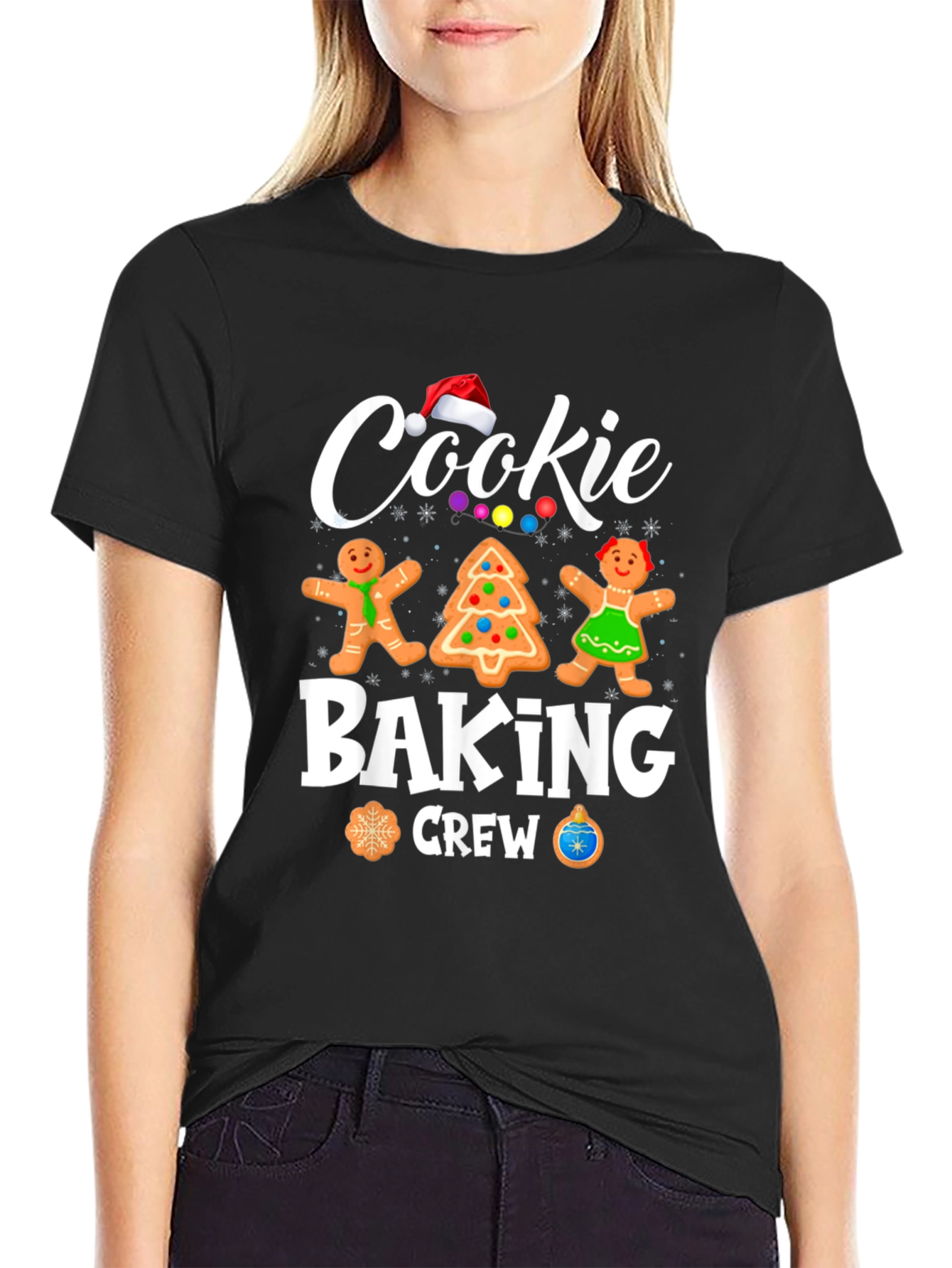 Cookie Baking Crew Christmas Holiday T-Shirt