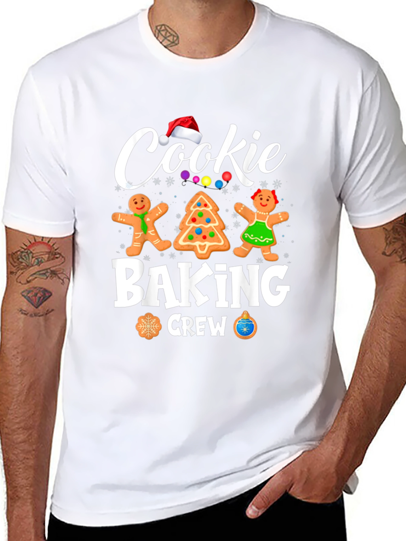 Cookie Baking Crew Christmas Holiday T-Shirt