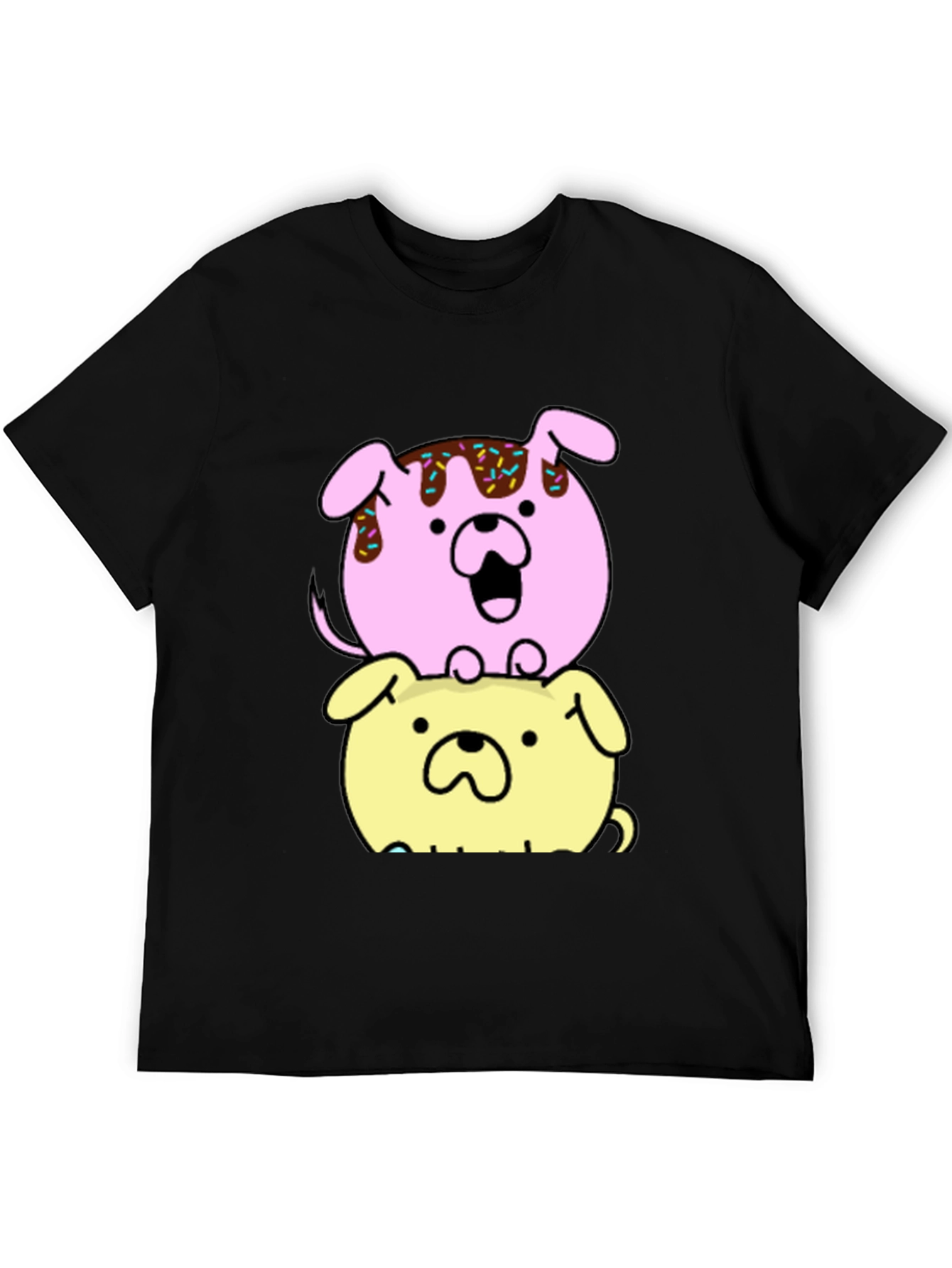 Dog Donut Stack Graphic Tee