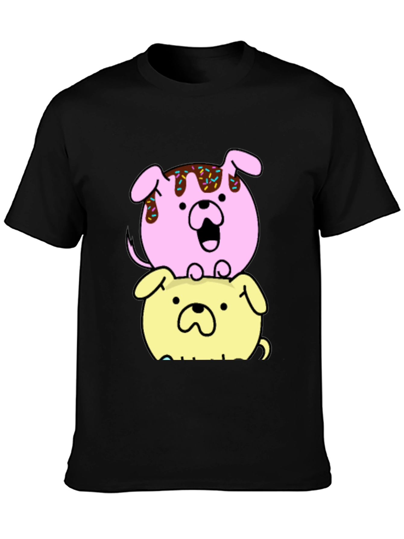 Dog Donut Stack Graphic Tee
