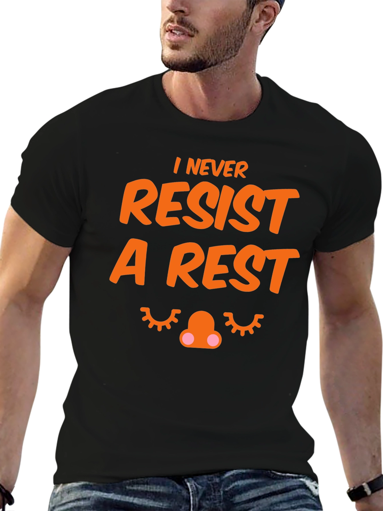 Funny I Never Resist A Rest Graphic T-Shirt