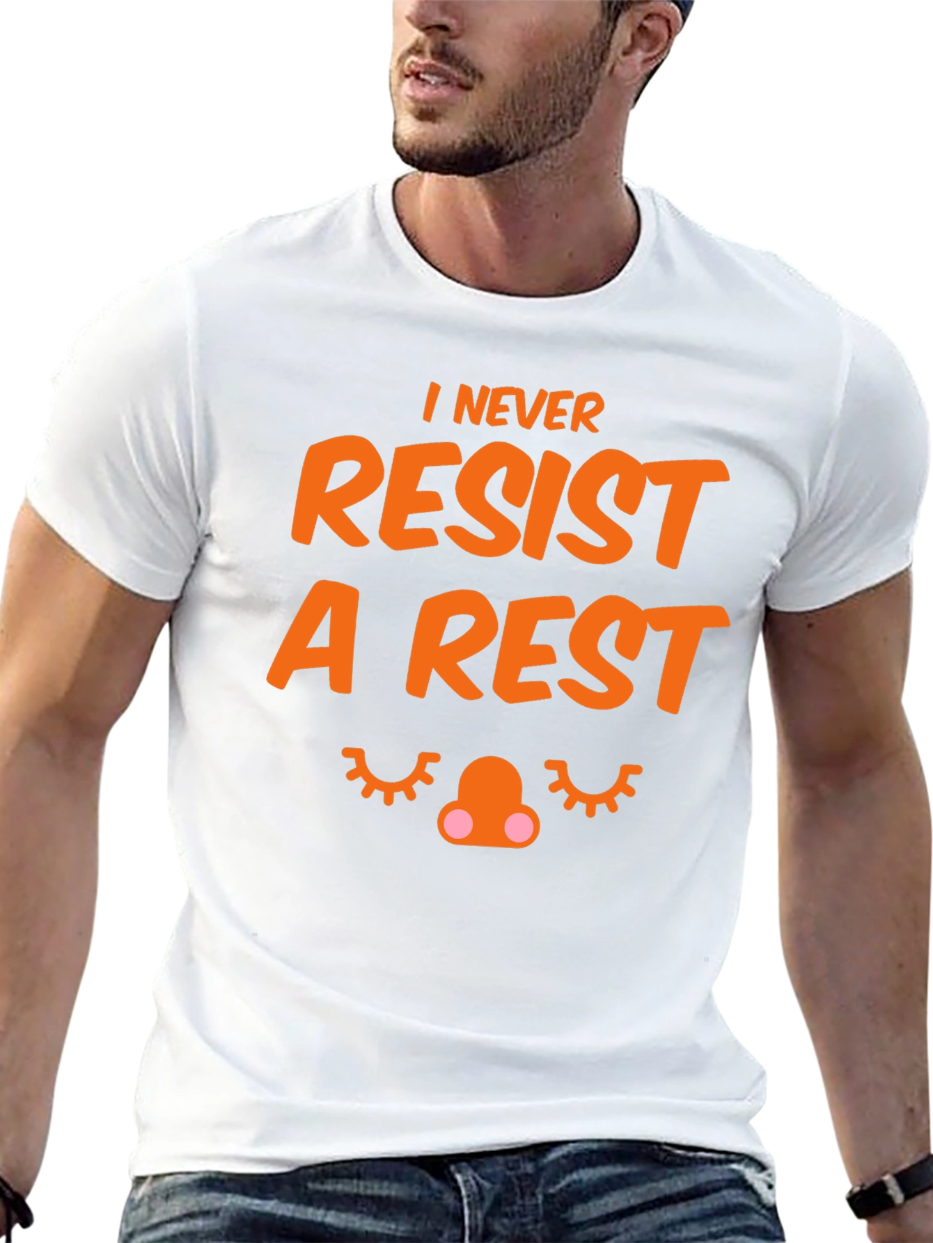 Funny I Never Resist A Rest Graphic T-Shirt