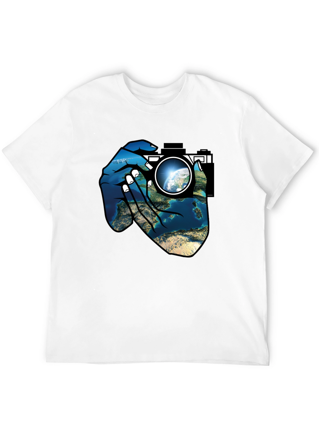 Earth Lens Graphic T-Shirt