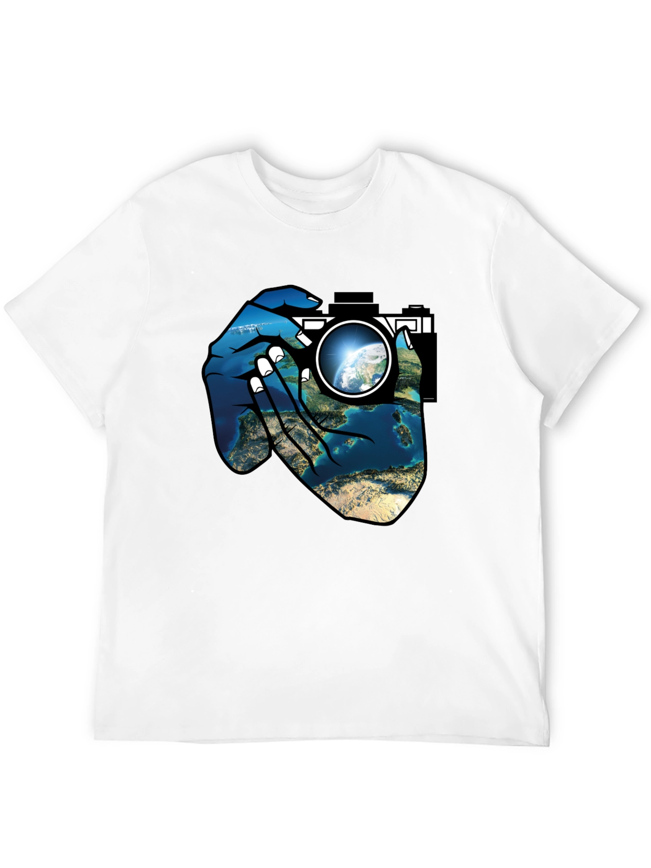Earth Lens Graphic T-Shirt
