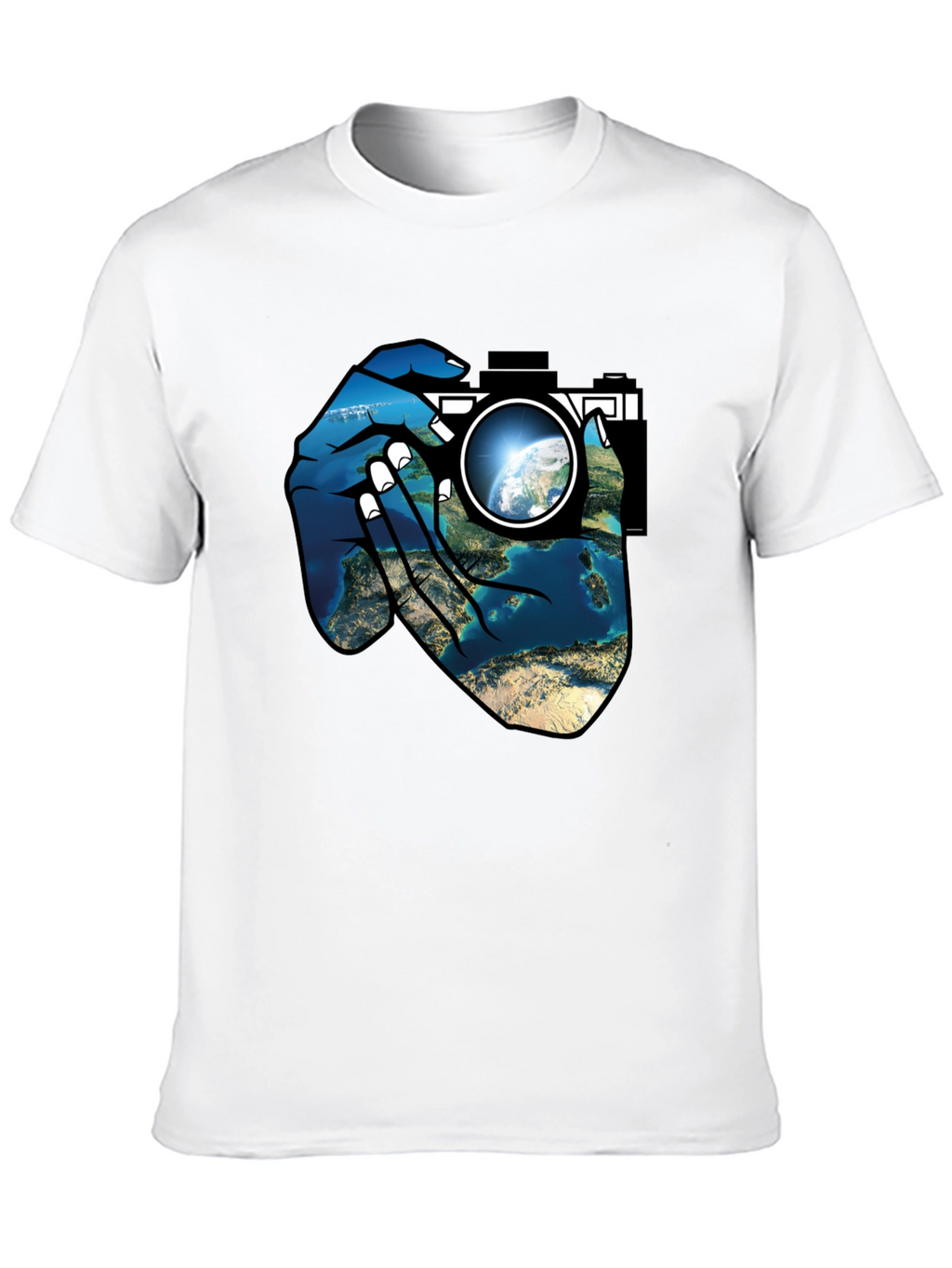 Earth Lens Graphic T-Shirt