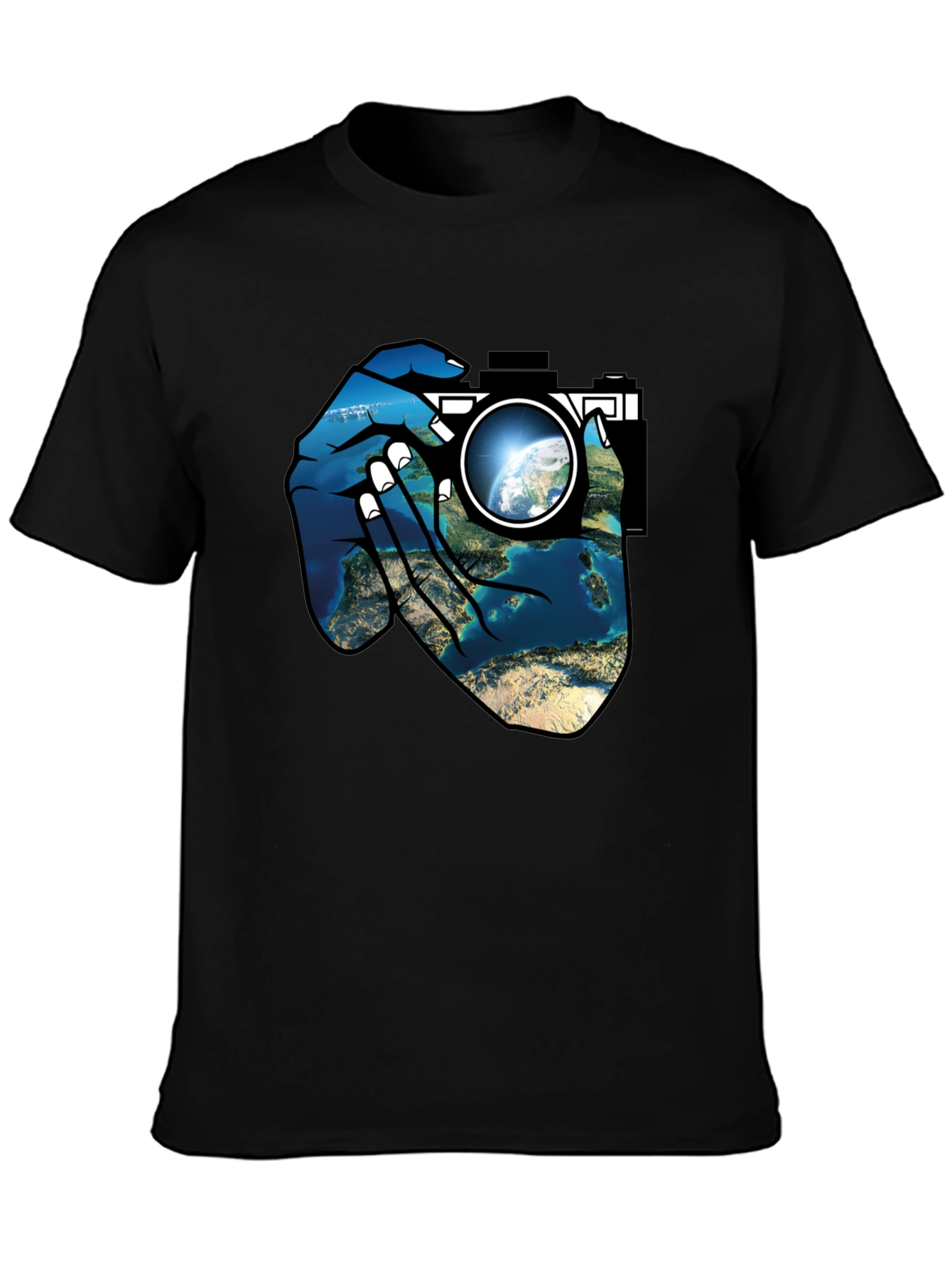 Earth Lens Graphic T-Shirt