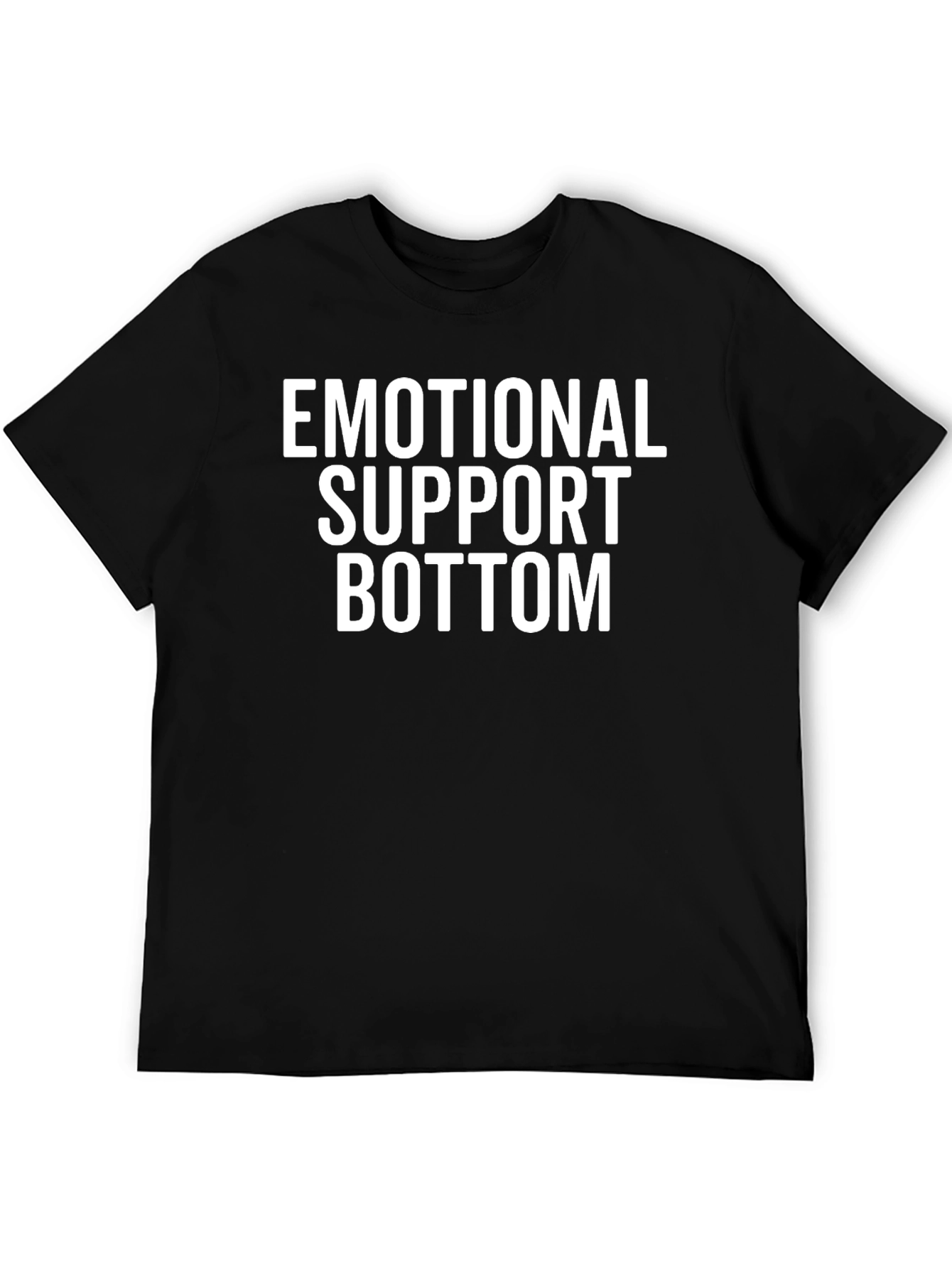 Emotional Support Bottom T-Shirt Funny Graphic Tee