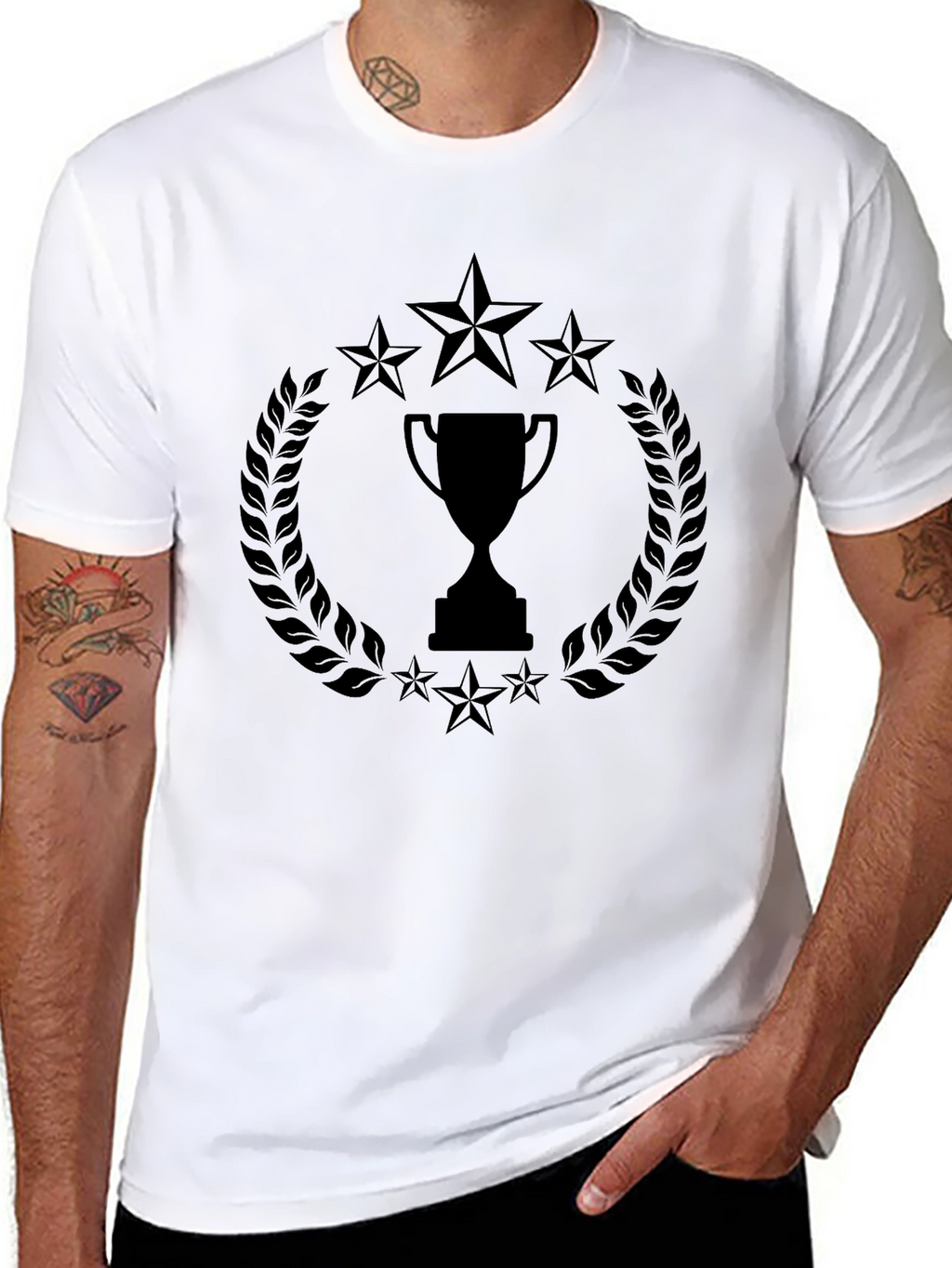 Black Trophy Star T-Shirt