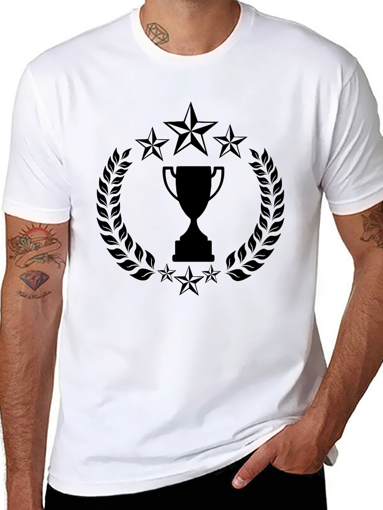Black Trophy Star T-Shirt
