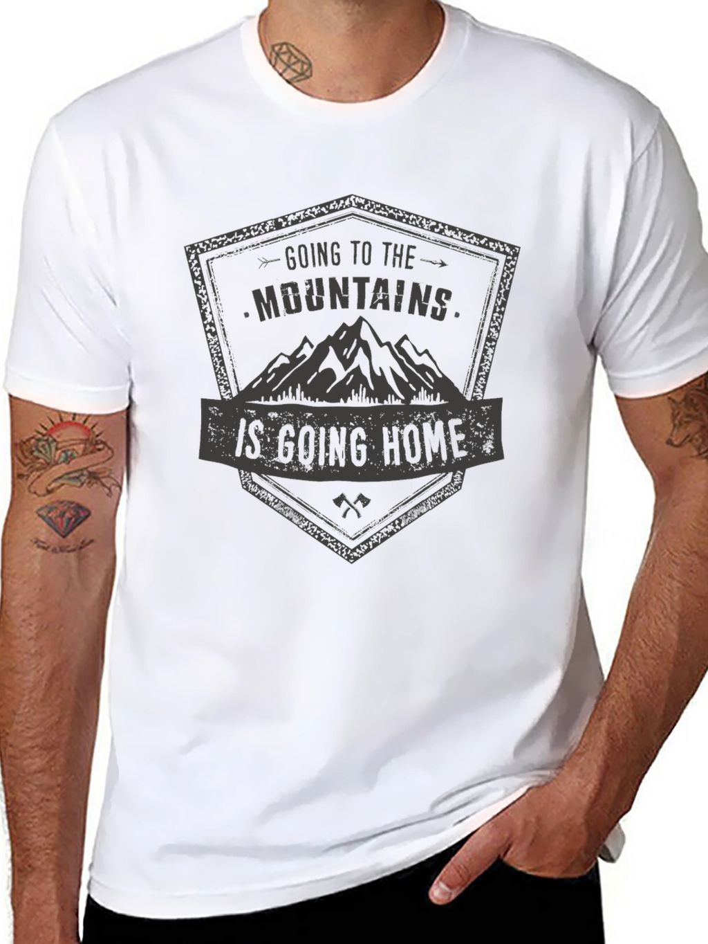 Mountain Home Graphic Tee - Adventure Awaits