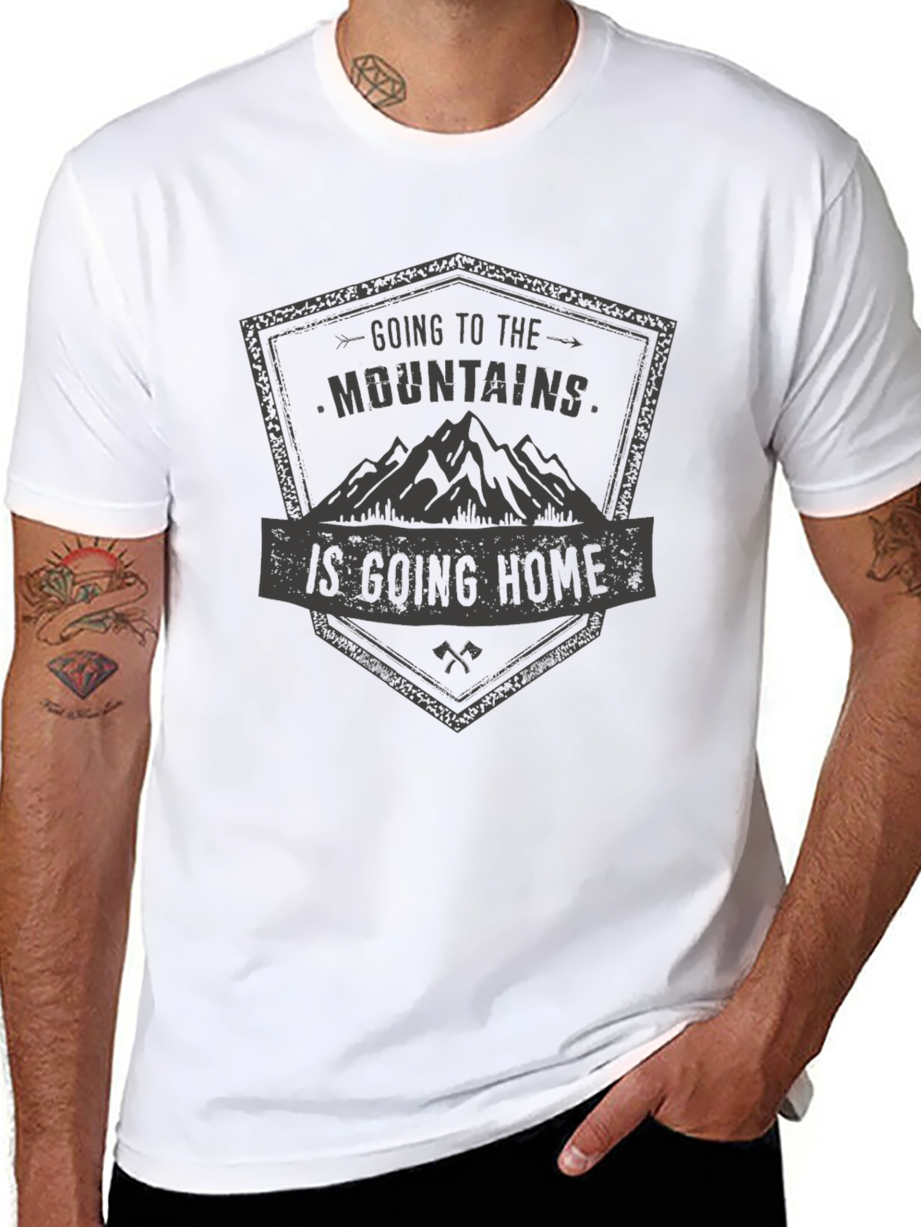 Mountain Home Graphic Tee - Adventure Awaits