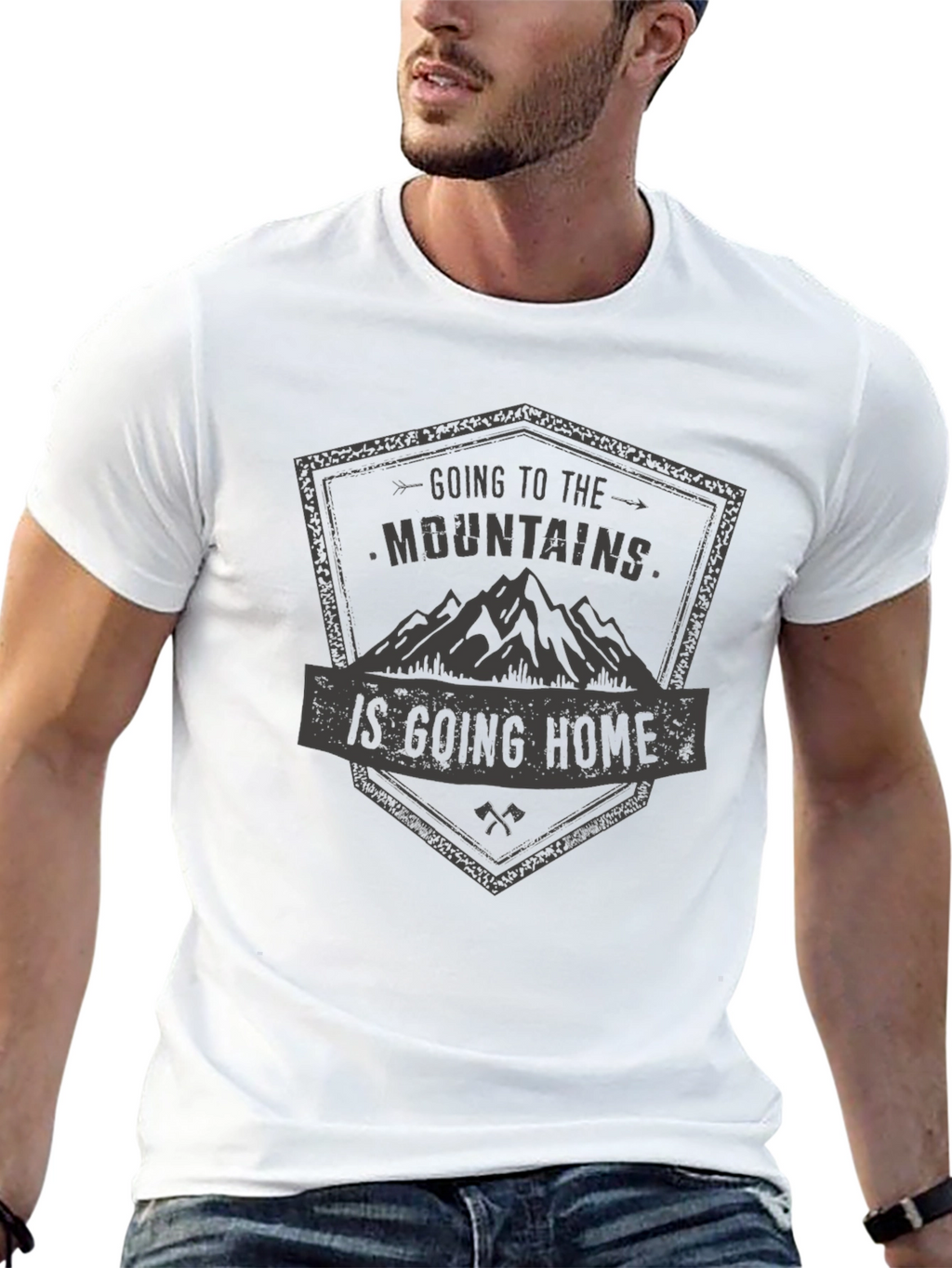 Mountain Home Graphic Tee - Adventure Awaits
