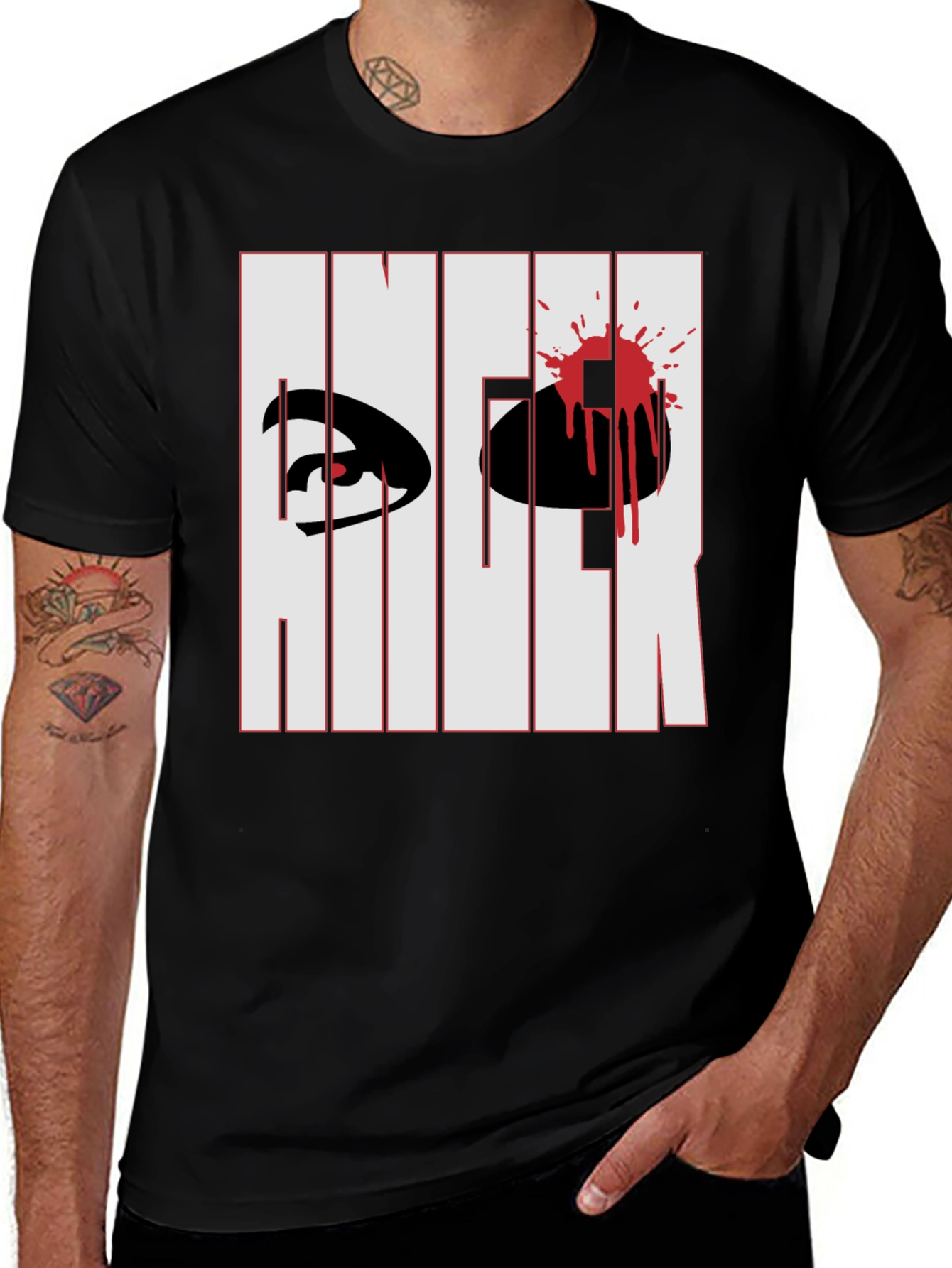 Killer T-Shirt - Black Crew Neck