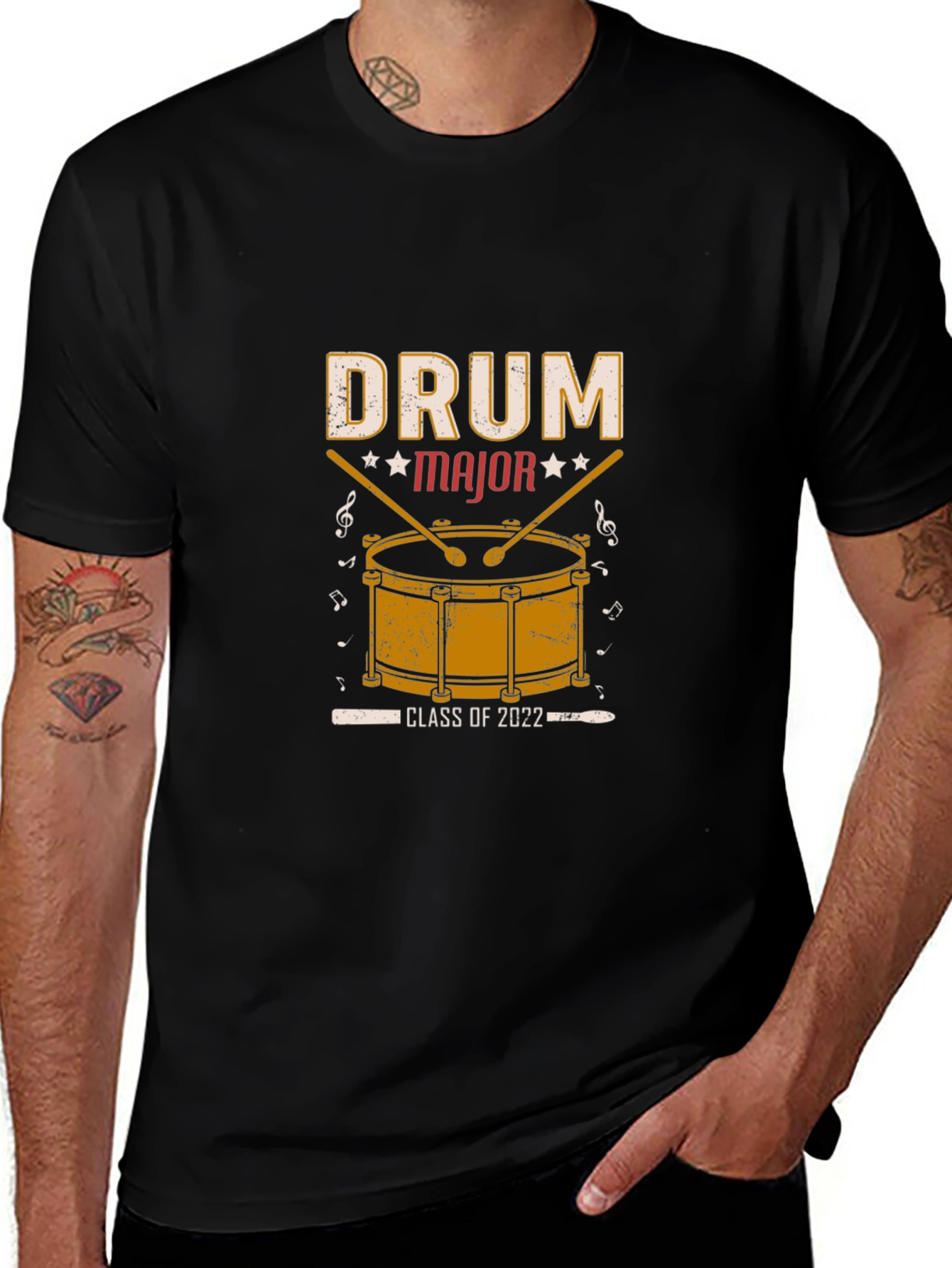 Drum Major Class of 2022 Black T-Shirt