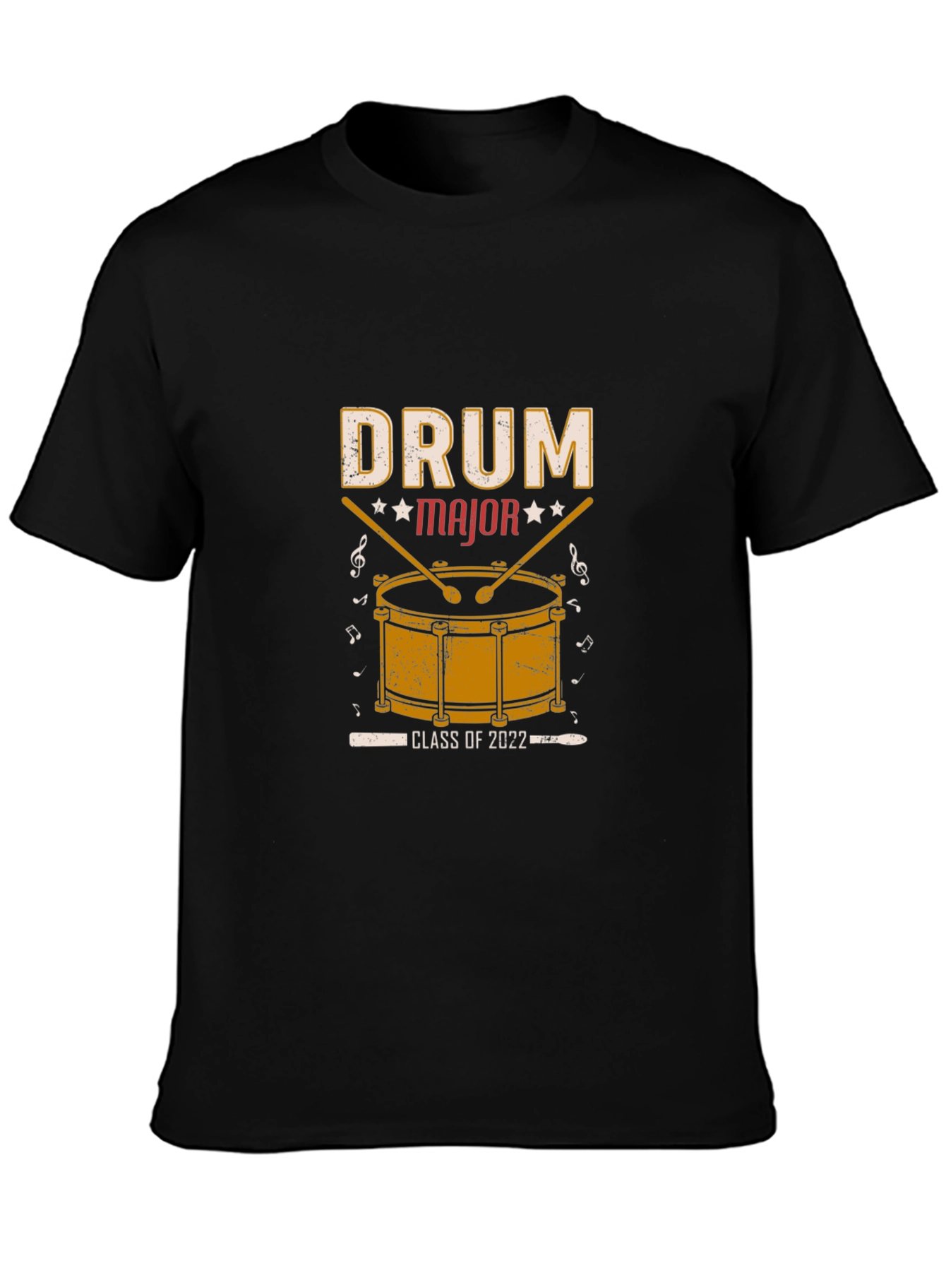 Drum Major Class of 2022 Black T-Shirt