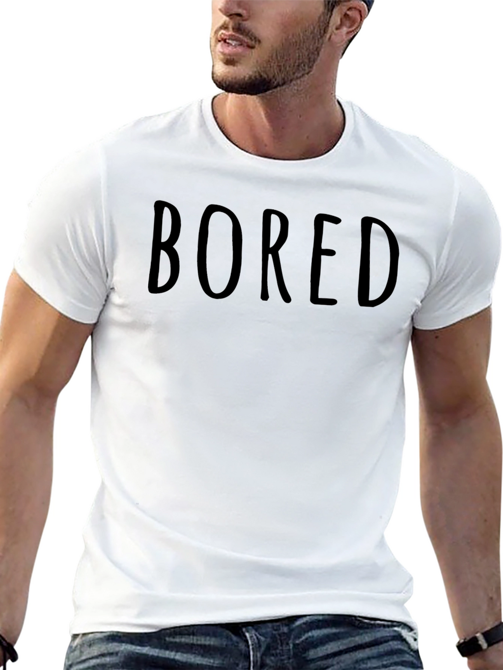 Bored Graphic T-Shirt - Casual Style