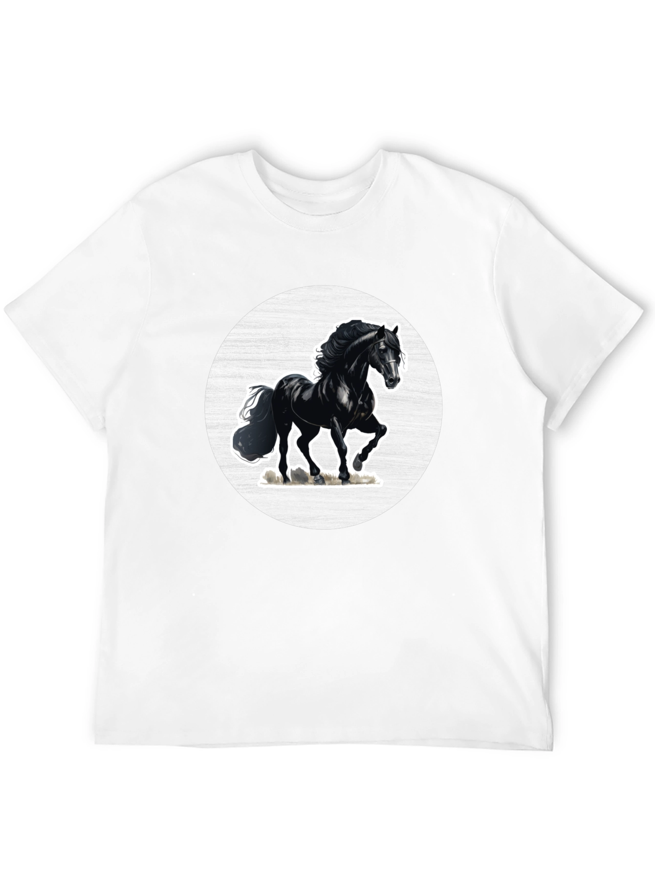 Black Horse Graphic Tee - Mens Short Sleeve