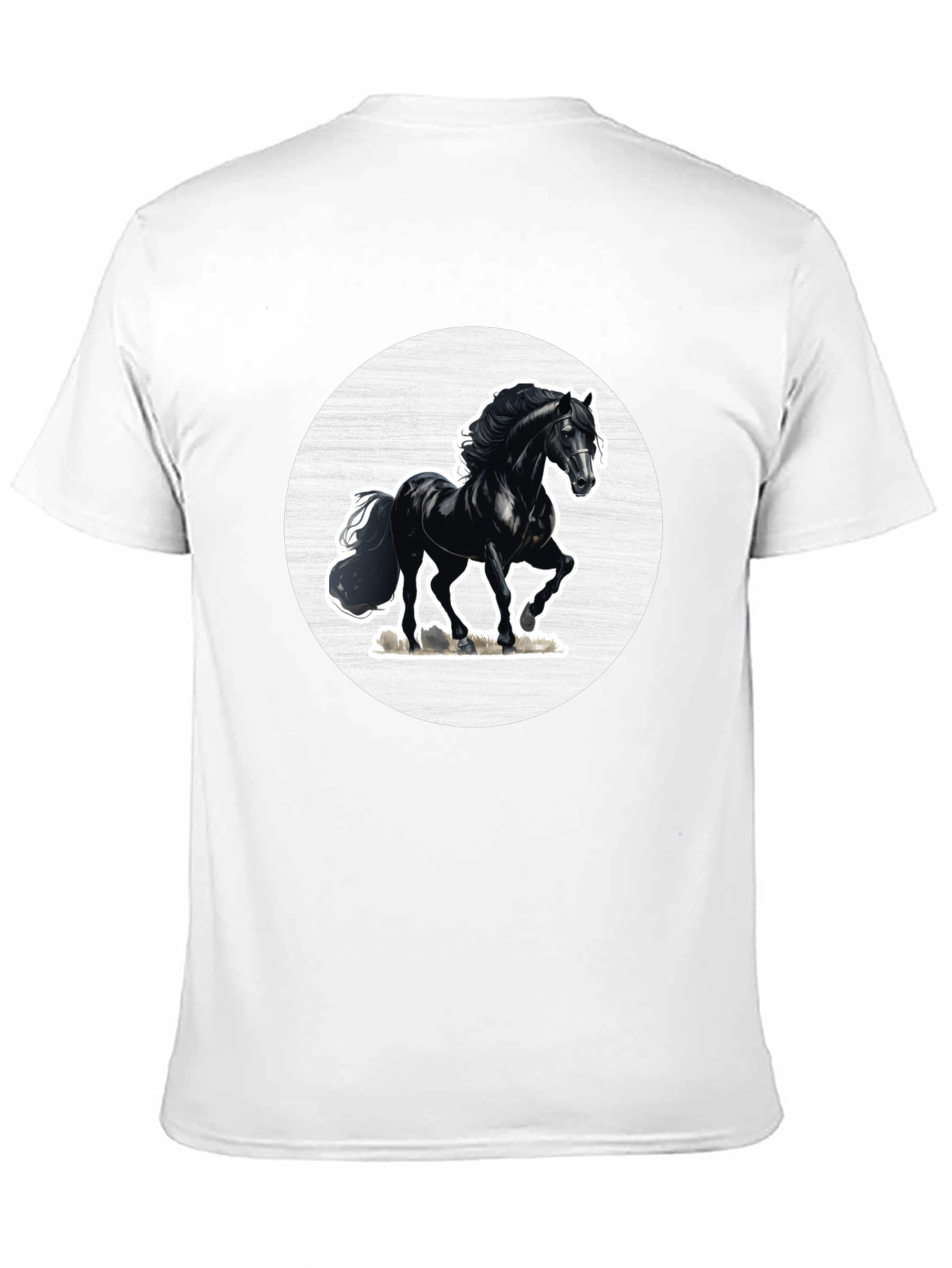 Black Horse Graphic Tee - Mens Short Sleeve