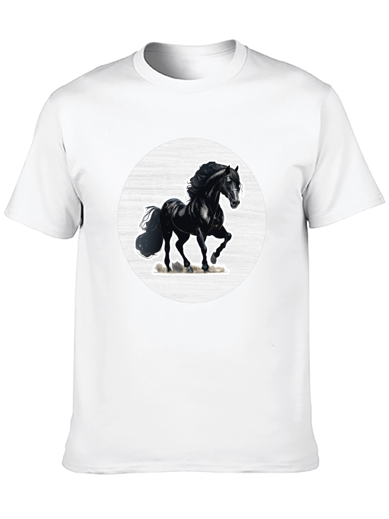 Black Horse Graphic Tee - Mens Short Sleeve