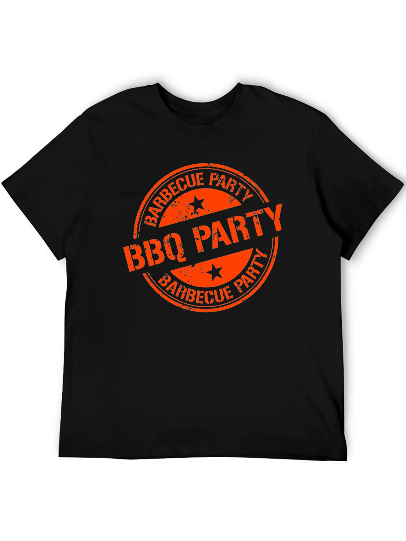 BBQ Party Graphic Tee - Black