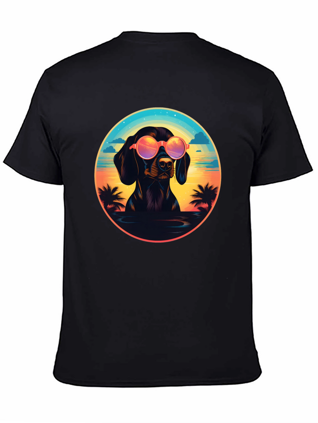 Dachshund Beach Vibe T-Shirt