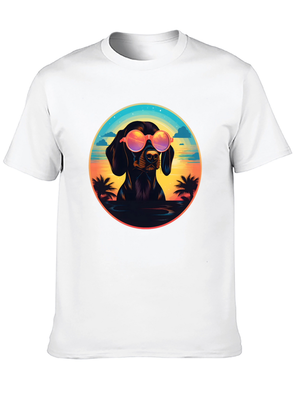 Dachshund Beach Vibe T-Shirt